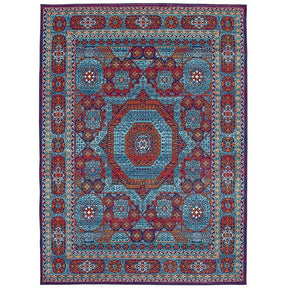 Crumlin Medallion Multi Medium Area Rug - Ornate Home