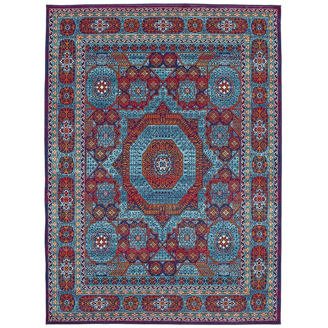 Crumlin Medallion Multi Medium Area Rug - Ornate Home