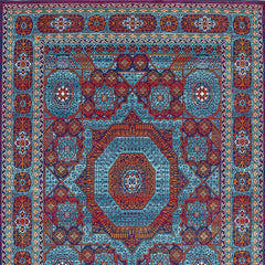 Crumlin Medallion Multi Small Area Rug - Ornate Home