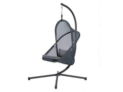 Crush Dark Gray Swing Chair - Ornate Home