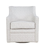 Crux Multicolor Swivel Accent Chair - Ornate Home