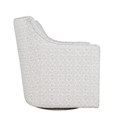 Crux Multicolor Swivel Accent Chair - Ornate Home