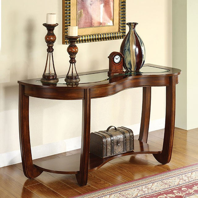 Crystal Falls Dark Cherry Sofa Table - Ornate Home