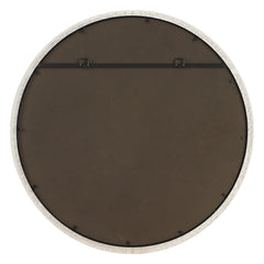 Crystalline Black Round Mirror - Ornate Home