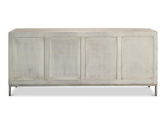 Cubist Grey Four Door Sideboard - Ornate Home
