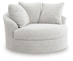 Cuddle Plush Arctic 3-Piece Sectional, Chair and Ottoman - Ornate Home