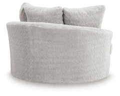Cuddle Plush Arctic 3-Piece Sectional, Chair and Ottoman - Ornate Home