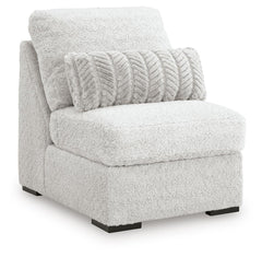 Cuddle Plush Arctic 3-Piece Sectional, Chair and Ottoman - Ornate Home