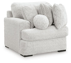 Cuddle Plush Arctic 3-Piece Sectional, Chair and Ottoman - Ornate Home