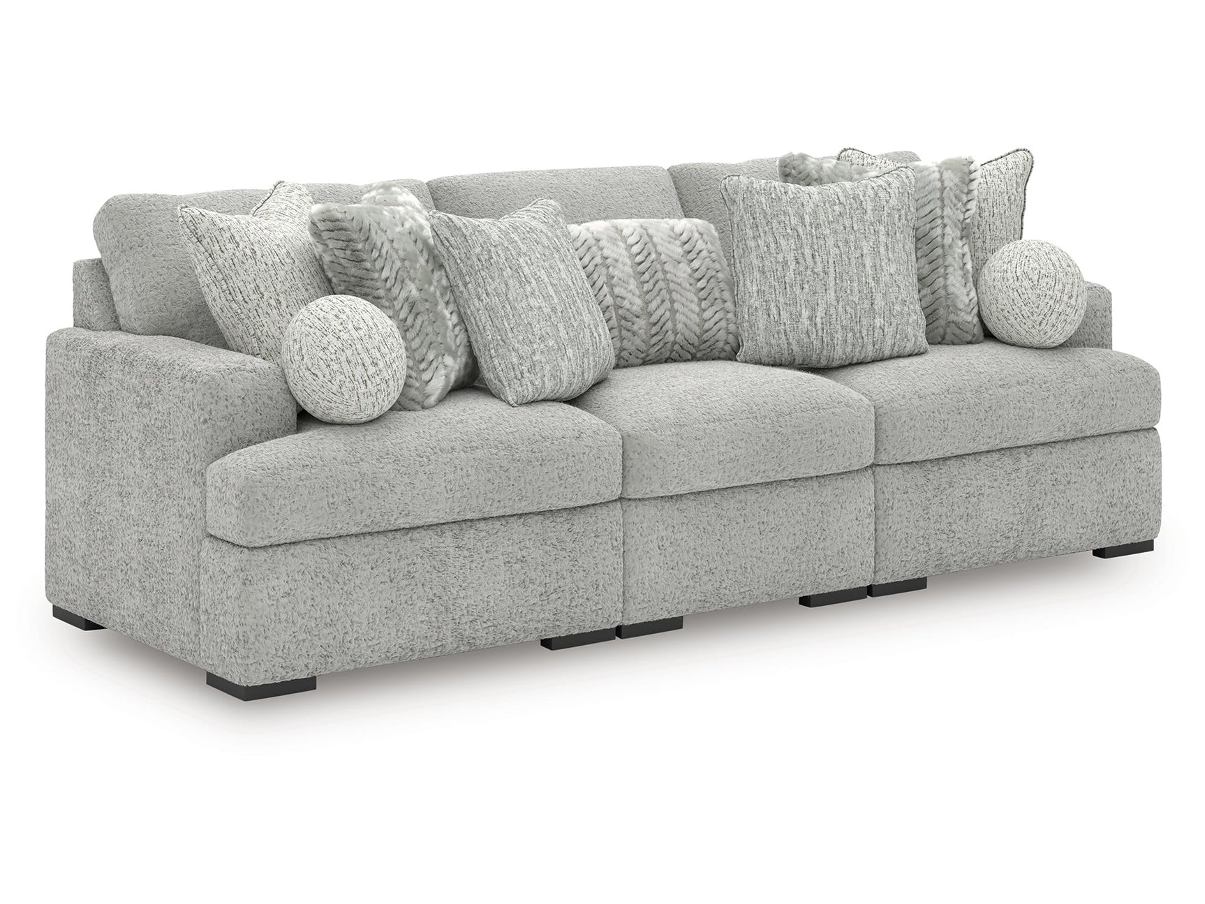 Cuddle Plush Arctic 3-Piece Sectional - Ornate Home
