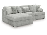 Cuddle Plush Arctic 3-Piece Sectional with Chaise - Ornate Home