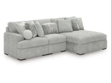 Cuddle Plush Arctic 3-Piece Sectional with Chaise - Ornate Home