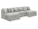 Cuddle Plush Arctic 4-Piece Sectional with Chaise - Ornate Home