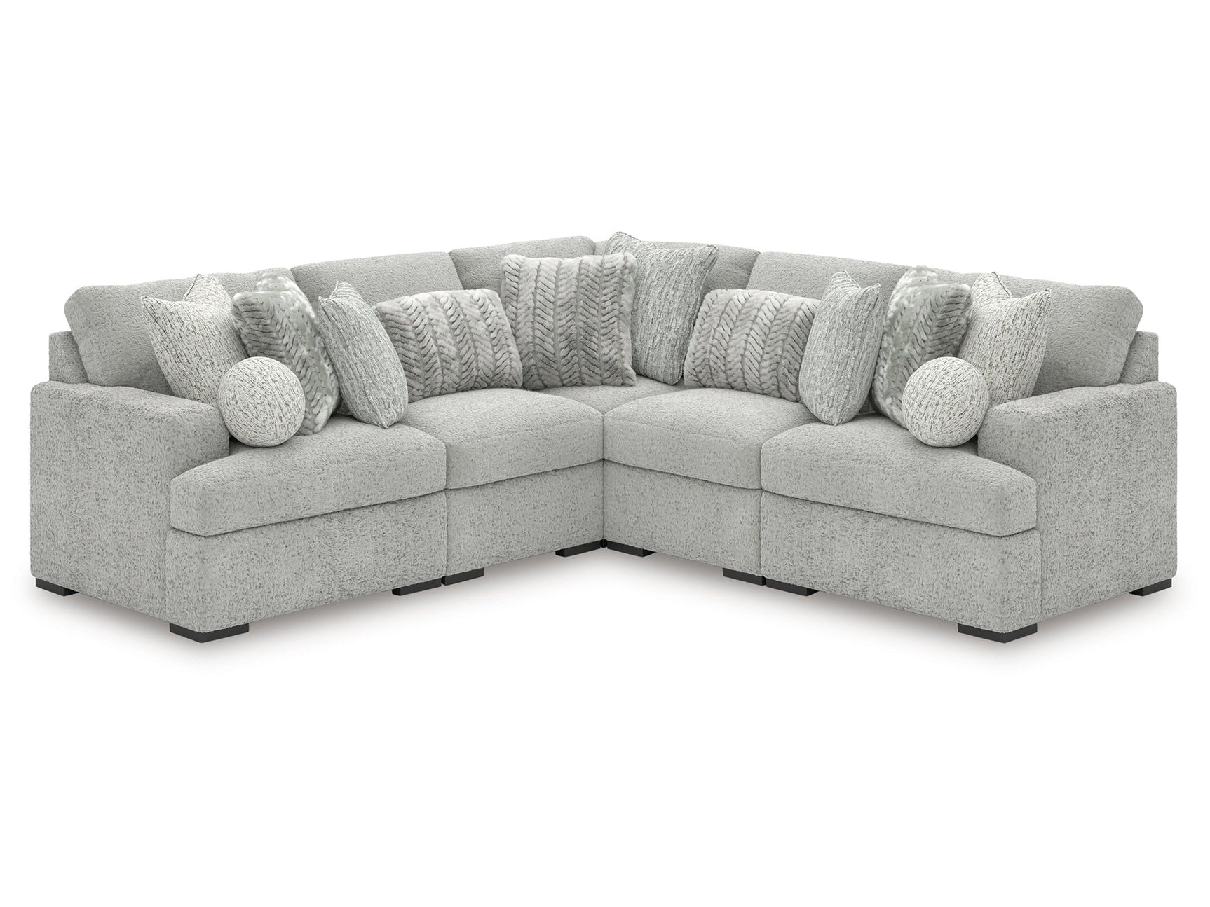 Cuddle Plush Arctic 5-Piece Sectional (Online Special Price) - Ornate Home