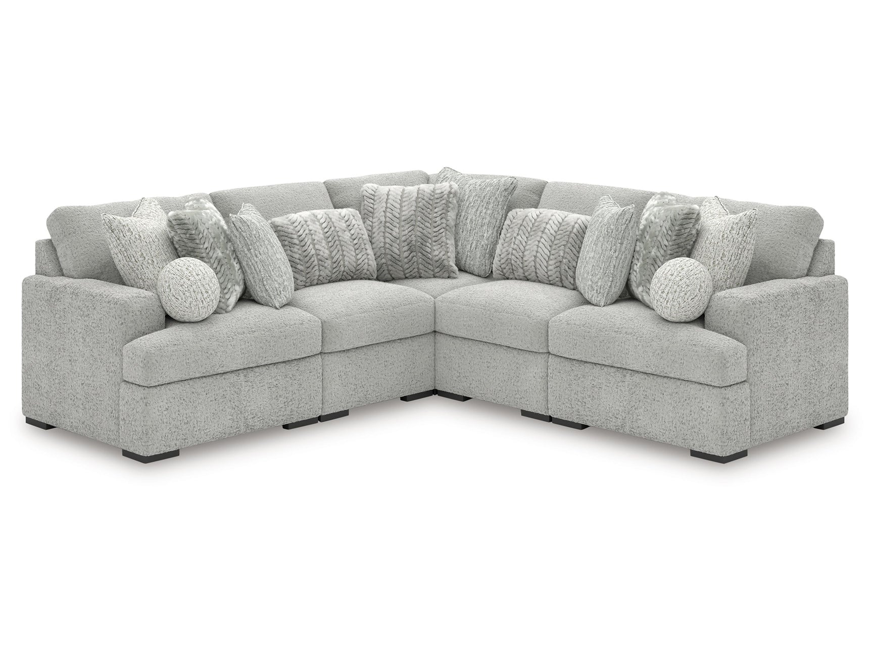 Cuddle Plush Arctic 5-Piece Sectional - Ornate Home