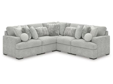 Cuddle Plush Arctic 5-Piece Sectional - Ornate Home