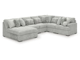 Cuddle Plush Arctic 6-Piece Sectional with Chaise - Ornate Home