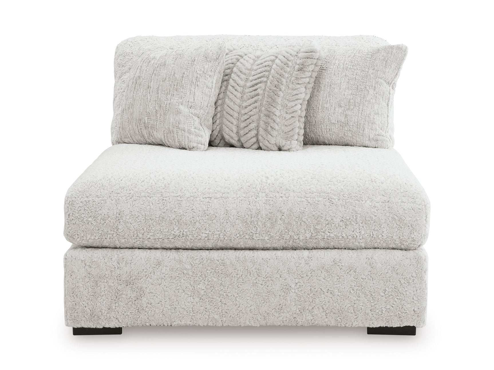 Cuddle Plush Arctic Oversized Armless Chaise - Ornate Home