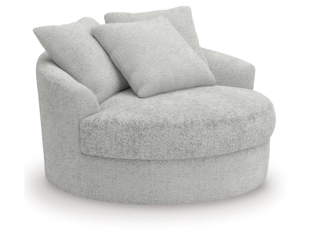 Cuddle Plush Arctic Oversized Swivel Accent Chair (Online Special Price) - Ornate Home