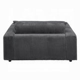 Cuddler Gray Mega Chaise Lounge w/ Dual Cupholders - Ornate Home