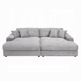 Cuddler Light Gray Mega Double Chaise Lounger - Ornate Home