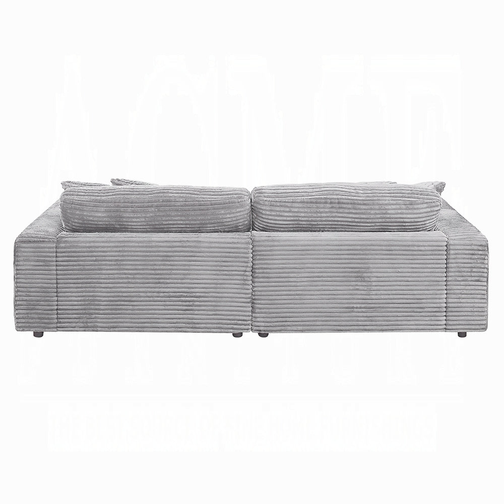 Cuddler Light Gray Mega Double Chaise Lounger - Ornate Home