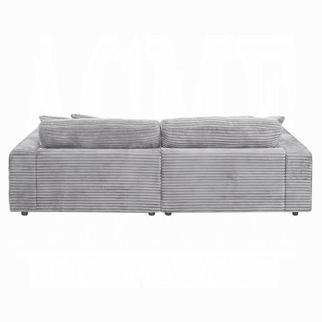 Cuddler Light Gray Mega Double Chaise Lounger - Ornate Home