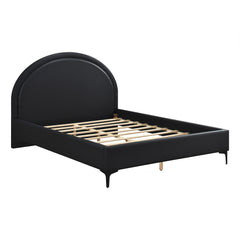 Cuero Charcoal Full Platform Bed - Ornate Home