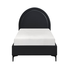 Cuero Charcoal Twin Platform Bed - Ornate Home