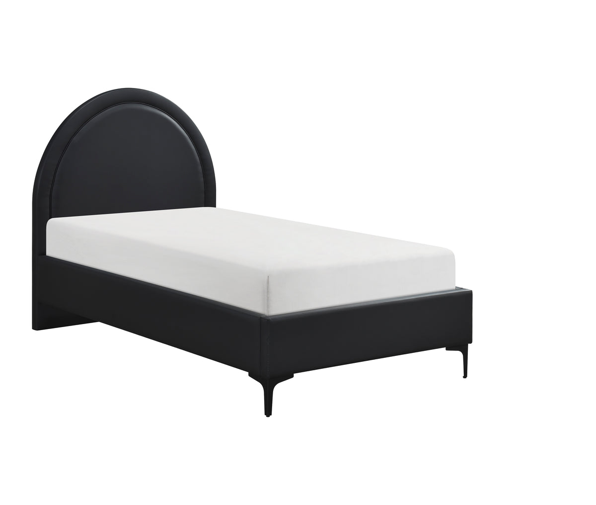 Cuero Charcoal Twin Platform Bed - Ornate Home
