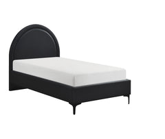 Cuero Charcoal Twin Platform Bed - Ornate Home