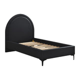 Cuero Charcoal Twin Platform Bed - Ornate Home