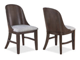 Cullen Espresso Dining Chair (Set of 2) - Ornate Home