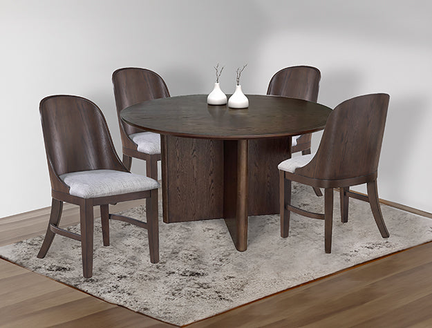 Cullen Espresso Round Dining Table - Ornate Home