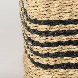 Cullen Gray Twisted Seagrass Square Basket (Set of 3) - Ornate Home
