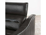 Cullman Black Leather Power Recliner Accent Chair - Ornate Home