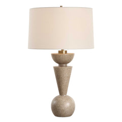 Cullum Brown Geometric Table Lamp - Ornate Home