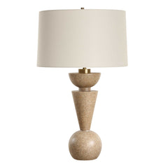 Cullum Brown Geometric Table Lamp - Ornate Home