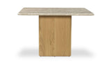 Culver Grey Marble Dining Table Silk - Ornate Home