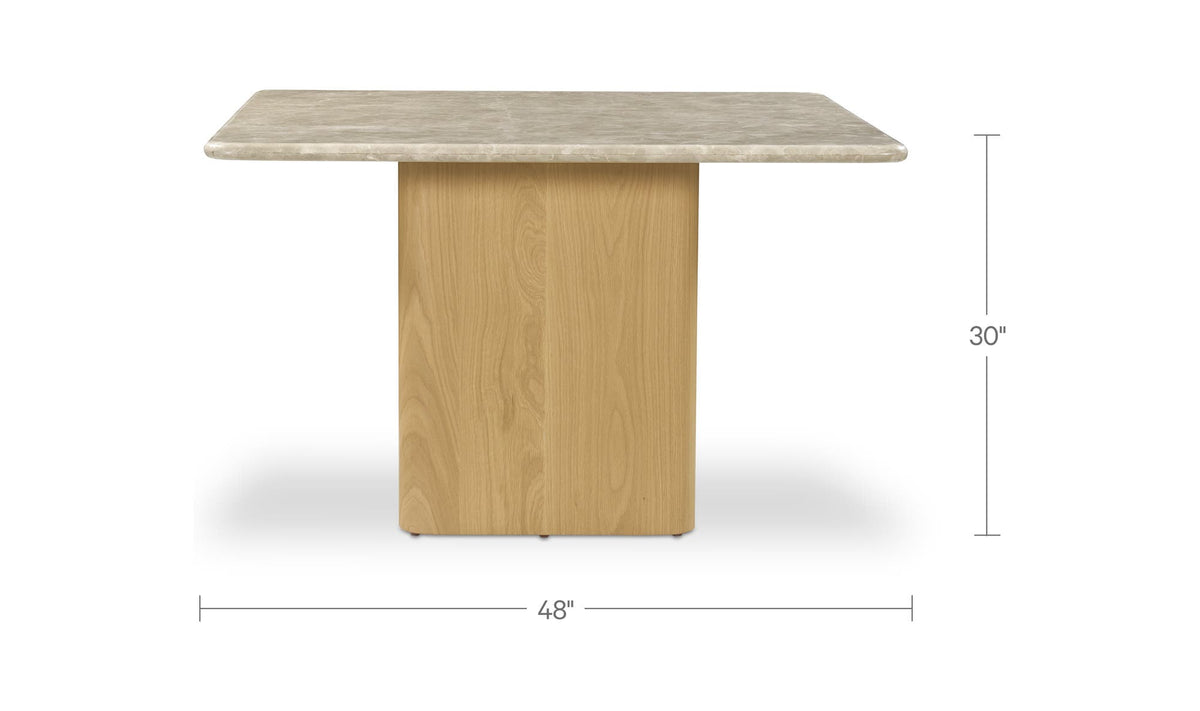 Culver Grey Marble Dining Table Silk - Ornate Home