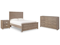 Culverbach Full Panel Bedroom Set with Dresser and Nightstand - Ornate Home