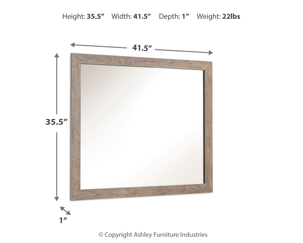 Culverbach Gray Bedroom Mirror (Online Special Price) - Ornate Home