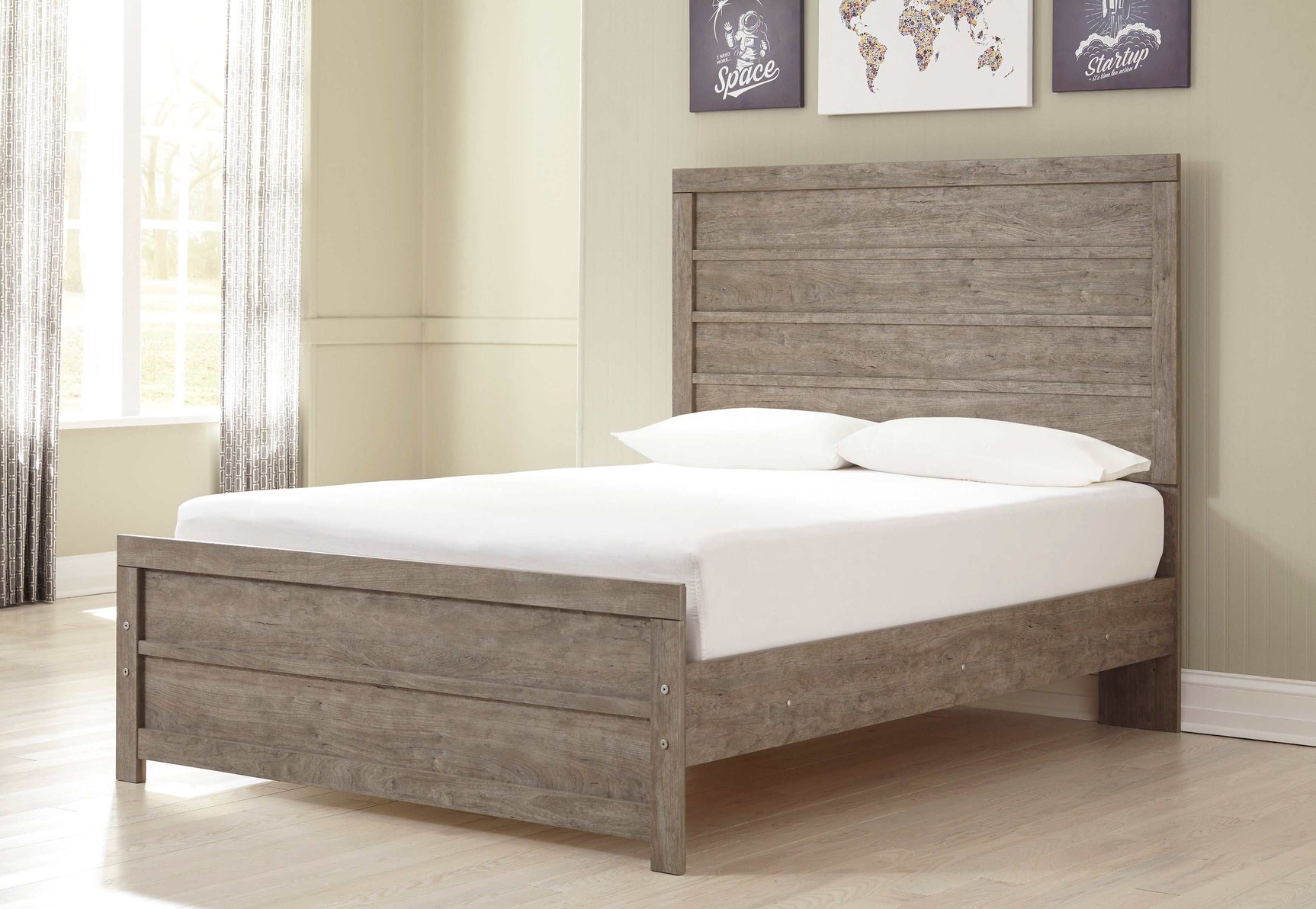 Culverbach Gray Full Panel Bed - Ornate Home