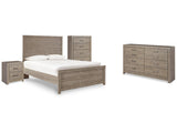 Culverbach Gray Full Panel Bedroom Set with Dresser, Chest and Nightstand (Online Special Price) - Ornate Home