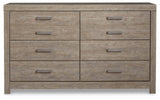 Culverbach Gray Full Panel Bedroom Set with Dresser, Chest and Nightstand (Online Special Price) - Ornate Home