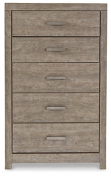 Culverbach Gray Full Panel Bedroom Set with Dresser and Chest - Ornate Home