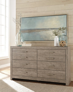 Culverbach Gray Full Panel Bedroom Set with Dresser and Chest - Ornate Home