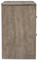 Culverbach Gray King Panel Bedroom Set with Dresser, Mirror and Nightstand - Ornate Home