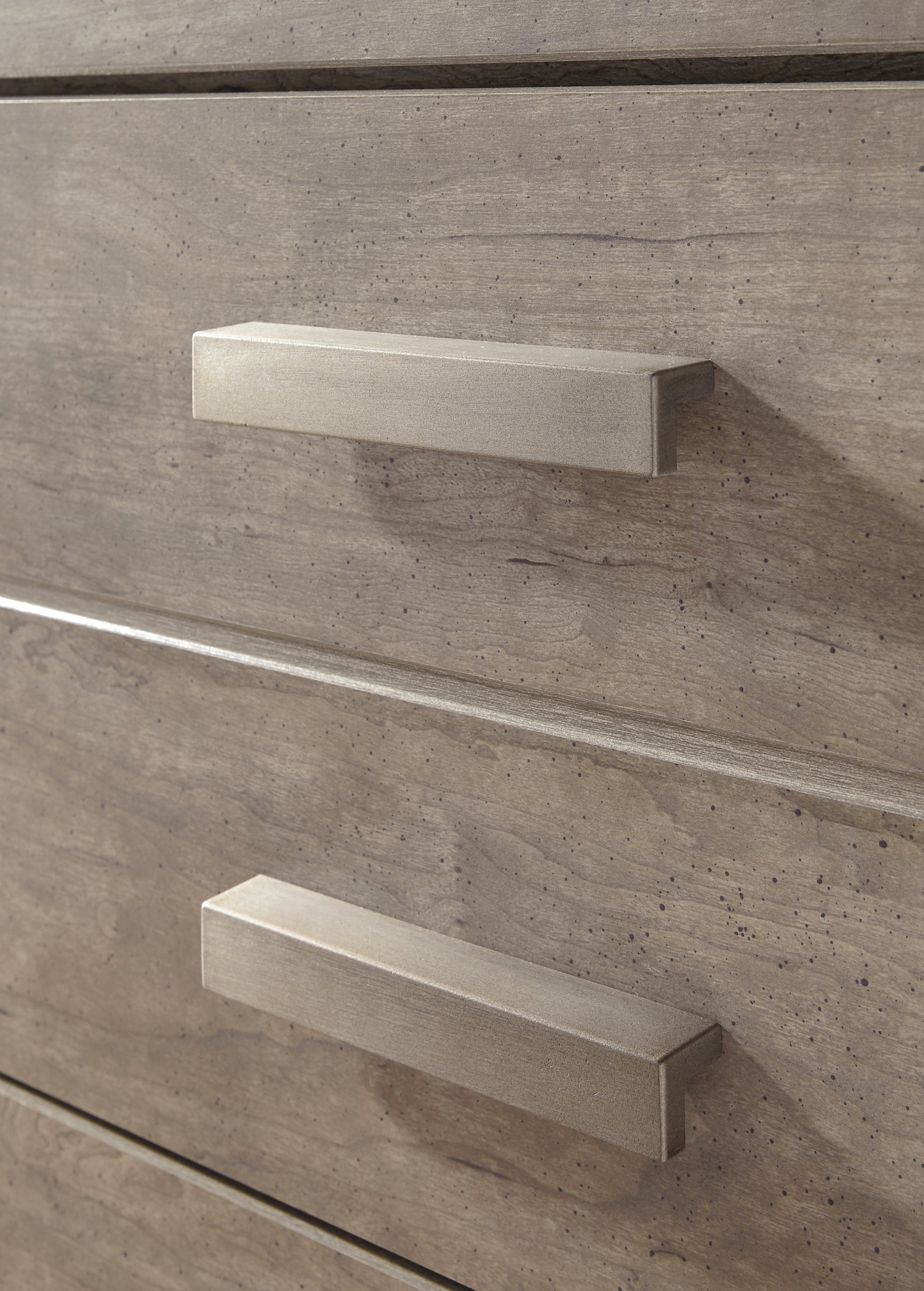 Culverbach Gray King Panel Bedroom Set with Dresser, Mirror and Nightstand - Ornate Home