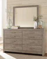 Culverbach Gray Queen Bed w/Mirrored Dresser & 2 Nightstand (Online Special Price) - Ornate Home